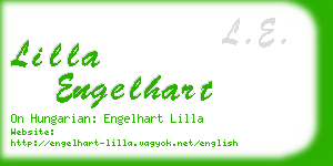 lilla engelhart business card